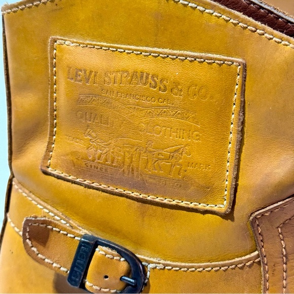 Vtg Levis Leather Western Boots size 7.5 - Picture 7 of 16